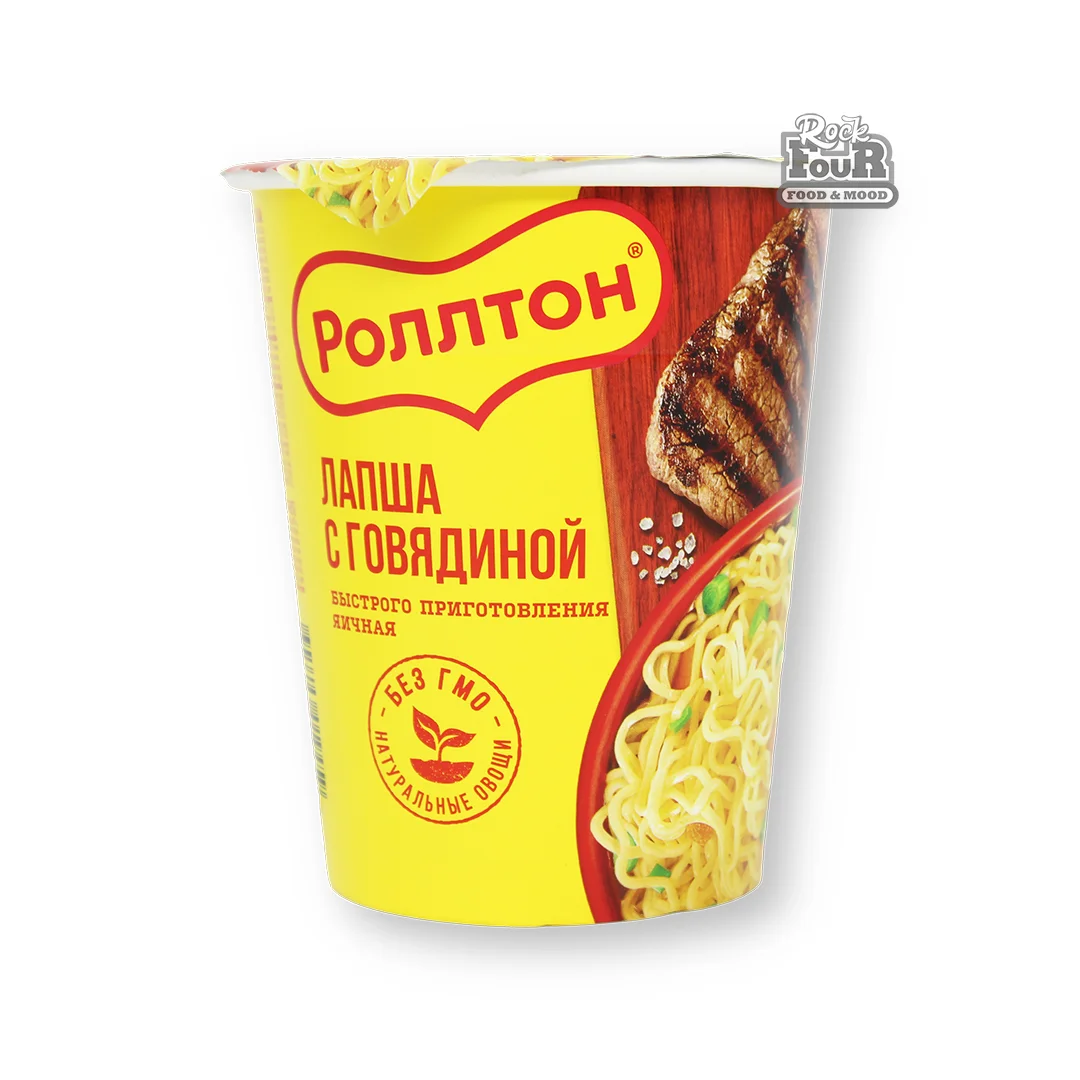Noodles "Rollton" with beef 70g